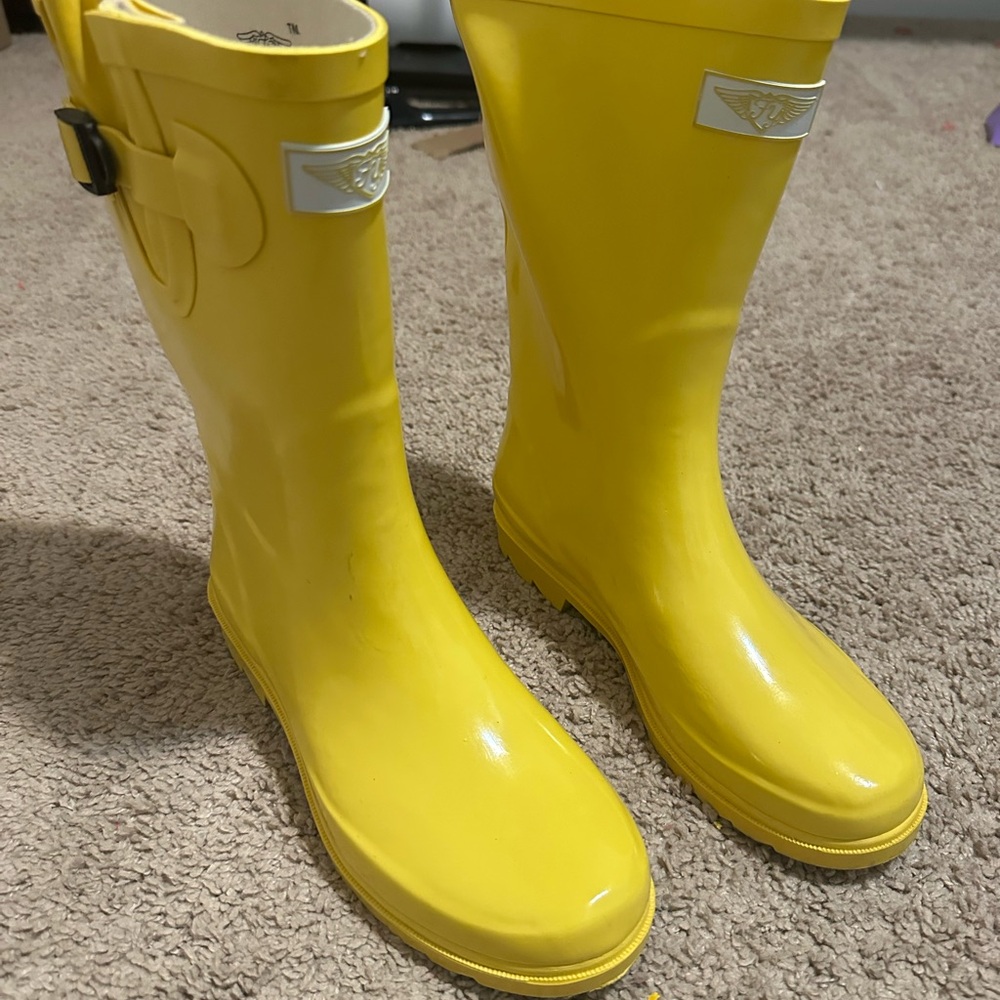 Yellow Rain Boots